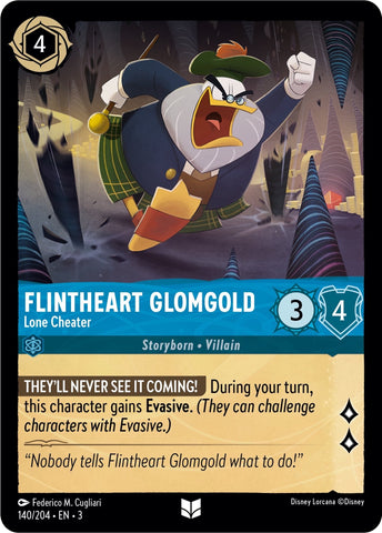 Flintheart Glomgold - Lone Cheater (140/204) [Into the Inklands] - Card Brawlers | Quebec | Canada | Yu-Gi-Oh!