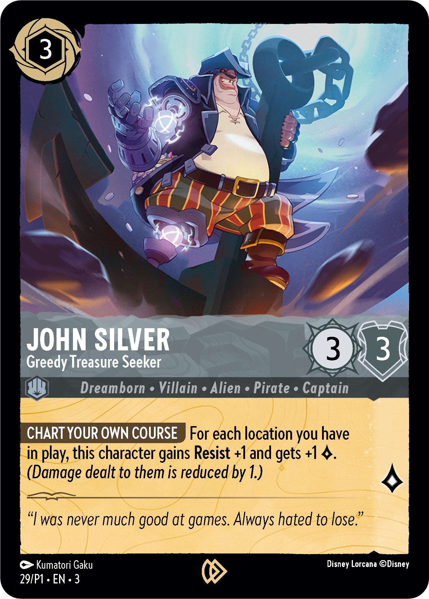 John Silver - Greedy Treasure Seeker (29) [Promo Cards] - Disney - Card Brawlers | Quebec | Canada |