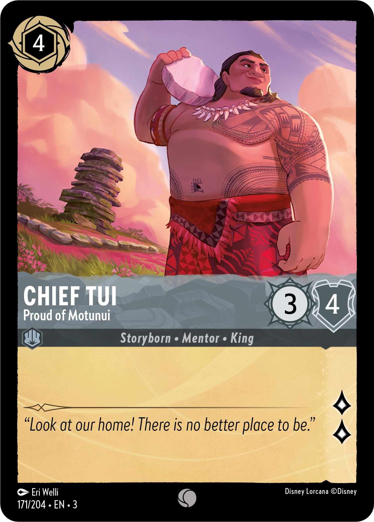 Chief Tui - Proud of Motunui (171/204) [Into the Inklands] - Card Brawlers | Quebec | Canada | Yu-Gi-Oh!