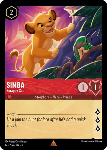 Simba - Scrappy Cub (123/204) [Into the Inklands] - Card Brawlers | Quebec | Canada | Yu-Gi-Oh!