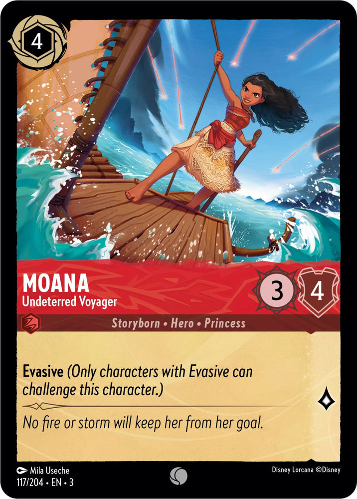 Moana - Undeterred Voyager (117/204) [Into the Inklands] - Card Brawlers | Quebec | Canada | Yu-Gi-Oh!