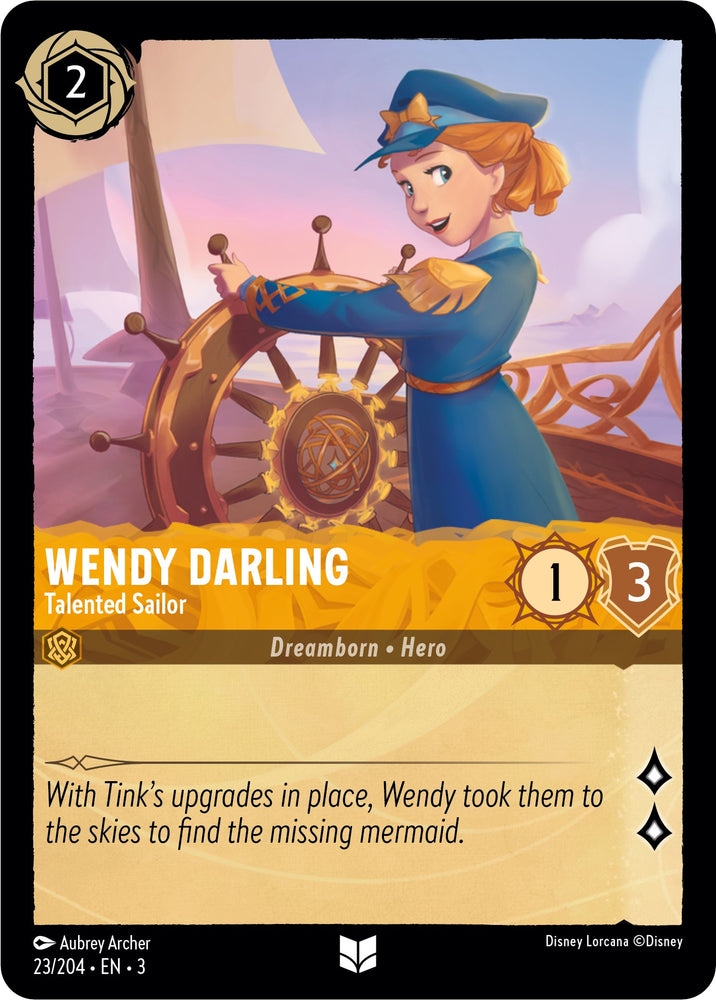 Wendy Darling - Talented Sailor (23/204) [Into the Inklands] - Card Brawlers | Quebec | Canada | Yu-Gi-Oh!