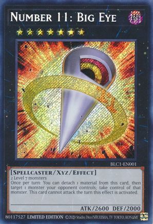 Number 11: Big Eye [BLC1-EN001] Secret Rare - Yu-Gi-Oh! - Card Brawlers | Quebec | Canada |