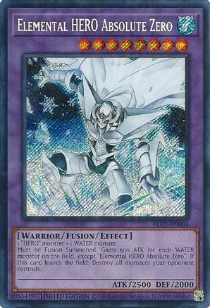 Elemental HERO Absolute Zero [BLC1-EN004] Secret Rare - Yu-Gi-Oh! - Card Brawlers | Quebec | Canada |