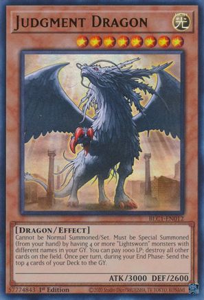 Judgment Dragon [BLC1-EN012] Ultra Rare - Yu-Gi-Oh! - Card Brawlers | Quebec | Canada |