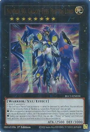 Number 90: Galaxy-Eyes Photon Lord [BLC1-EN018] Ultra Rare - Yu-Gi-Oh! - Card Brawlers | Quebec | Canada |