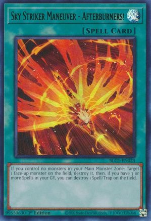 Sky Striker Maneuver - Afterburners! [BLC1-EN024] Ultra Rare - Yu-Gi-Oh! - Card Brawlers | Quebec | Canada |