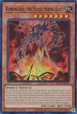 Kumongous, the Sticky String Kaiju [BLC1-EN034] Ultra Rare - Yu-Gi-Oh! - Card Brawlers | Quebec | Canada |