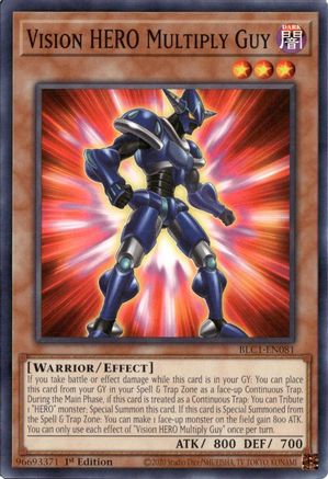 Vision HERO Multiply Guy [BLC1-EN081] Common - Yu-Gi-Oh! - Card Brawlers | Quebec | Canada |