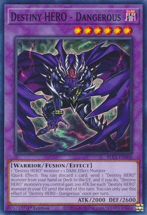 Destiny HERO - Dangerous [BLC1-EN100] Common - Yu-Gi-Oh! - Card Brawlers | Quebec | Canada |