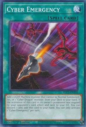 Cyber Emergency [BLC1-EN105] Common - Yu-Gi-Oh! - Card Brawlers | Quebec | Canada |