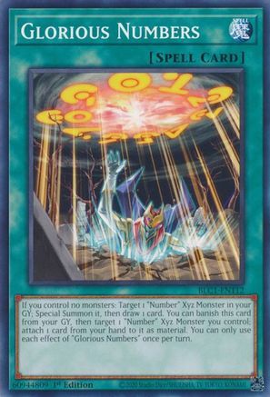 Glorious Numbers [BLC1-EN112] Common - Yu-Gi-Oh! - Card Brawlers | Quebec | Canada |