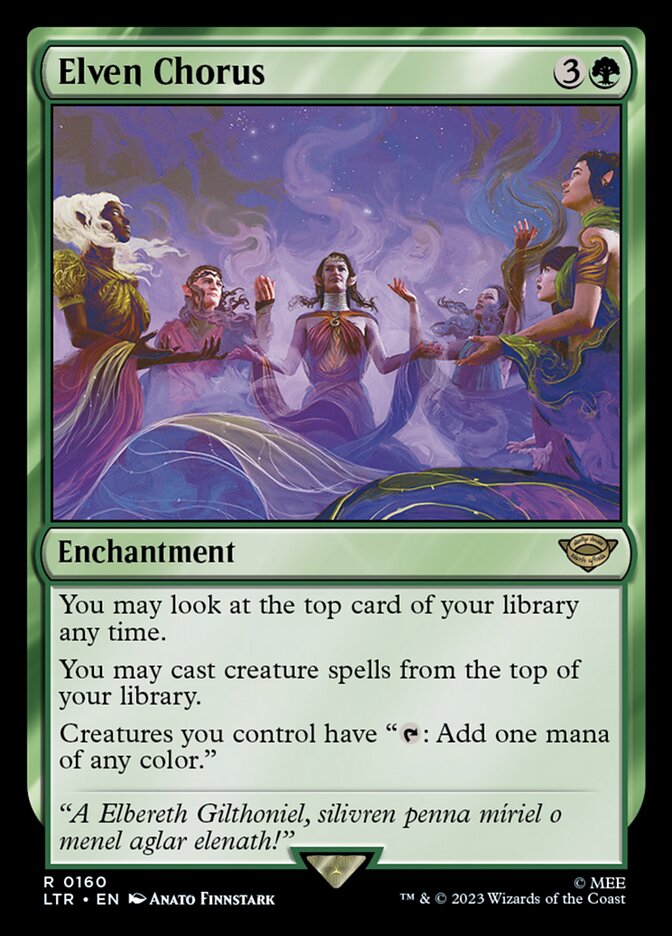 Elven Chorus [The Lord of the Rings: Tales of Middle-Earth] - Magic: The Gathering - Card Brawlers | Quebec | Canada |