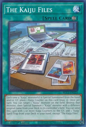The Kaiju Files [BLC1-EN123] Common - Yu-Gi-Oh! - Card Brawlers | Quebec | Canada |