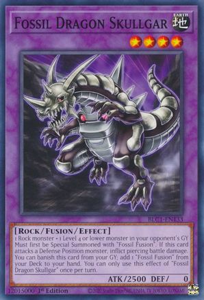 Fossil Dragon Skullgar [BLC1-EN133] Common - Yu-Gi-Oh! - Card Brawlers | Quebec | Canada |