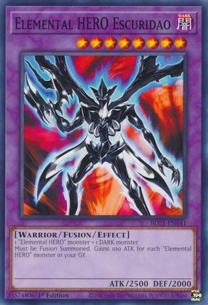 Elemental HERO Escuridao [BLC1-EN141] Common - Yu-Gi-Oh! - Card Brawlers | Quebec | Canada |