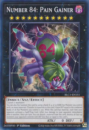 Number 84: Pain Gainer [BLC1-EN151] Common - Yu-Gi-Oh! - Card Brawlers | Quebec | Canada |