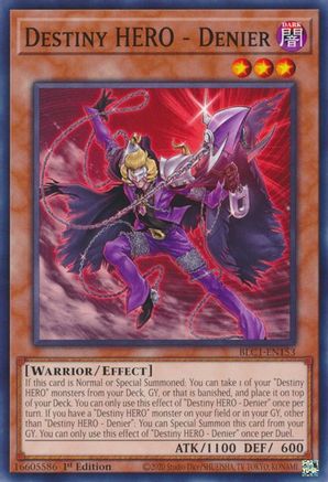 Destiny HERO - Denier [BLC1-EN153] Common - Yu-Gi-Oh! - Card Brawlers | Quebec | Canada |