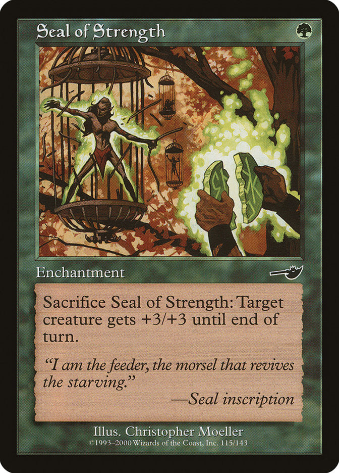 Seal of Strength [Nemesis] - Magic: The Gathering - Card Brawlers | Quebec | Canada |