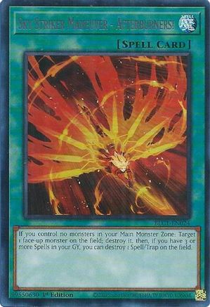 Sky Striker Maneuver - Afterburners! (Silver) [BLC1-EN024] Ultra Rare - Yu-Gi-Oh! - Card Brawlers | Quebec | Canada |