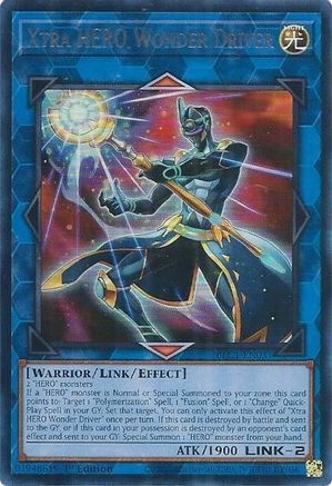 Xtra HERO Wonder Driver (Silver) [BLC1-EN031] Ultra Rare - Yu-Gi-Oh! - Card Brawlers | Quebec | Canada |