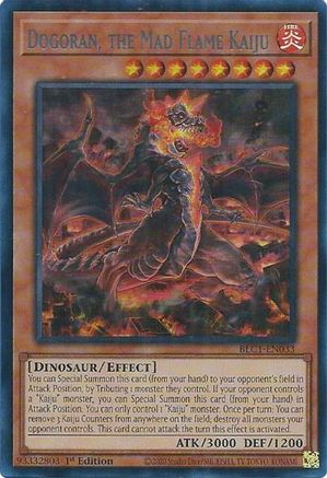 Dogoran, the Mad Flame Kaiju (Silver) [BLC1-EN033] Ultra Rare - Yu-Gi-Oh! - Card Brawlers | Quebec | Canada |