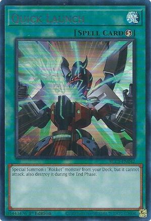 Quick Launch (Silver) [BLC1-EN042] Ultra Rare - Yu-Gi-Oh! - Card Brawlers | Quebec | Canada |