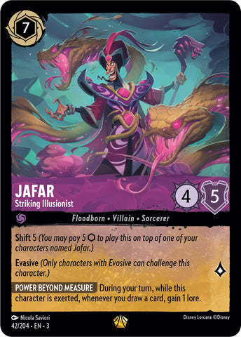 Jafar - Striking Illusionist (42/204) [Into the Inklands] - Card Brawlers | Quebec | Canada | Yu-Gi-Oh!