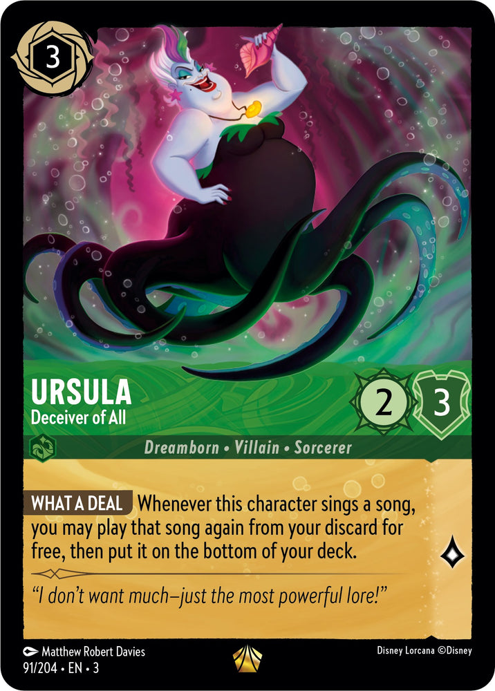 Ursula - Deceiver of All (91/204) [Into the Inklands] - Card Brawlers | Quebec | Canada | Yu-Gi-Oh!