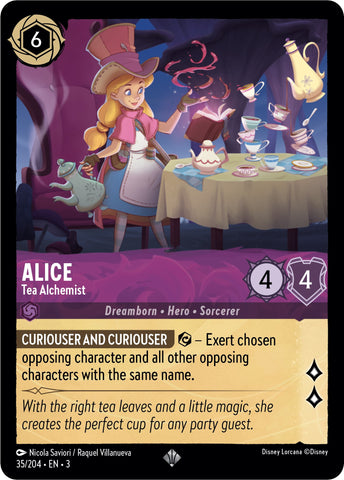 Alice - Tea Alchemist (35/204) [Into the Inklands] - Card Brawlers | Quebec | Canada | Yu-Gi-Oh!