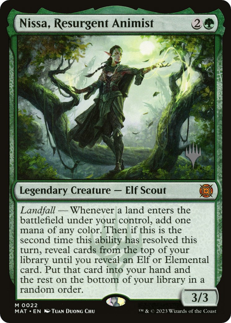 Nissa, Resurgent Animist (Promo Pack) [Murders at Karlov Manor Promos] - Magic: The Gathering - Card Brawlers | Quebec | Canada |