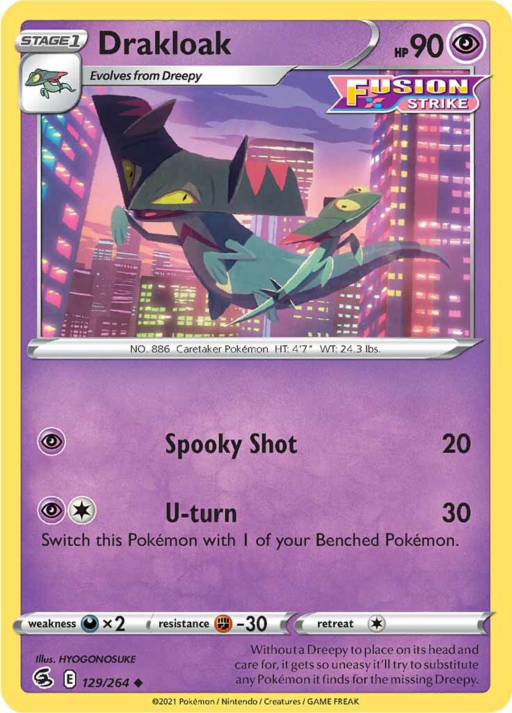Drakloak (129/264) [Sword & Shield: Fusion Strike] - Pokémon - Card Brawlers | Quebec | Canada |