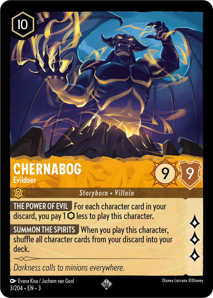 Chernabog - Evildoer (3/204) [Into the Inklands] - Card Brawlers | Quebec | Canada | Yu-Gi-Oh!