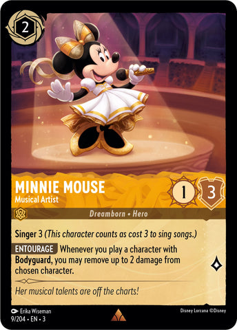 Minnie Mouse - Musical Artist (9/204) [Into the Inklands] - Card Brawlers | Quebec | Canada | Yu-Gi-Oh!