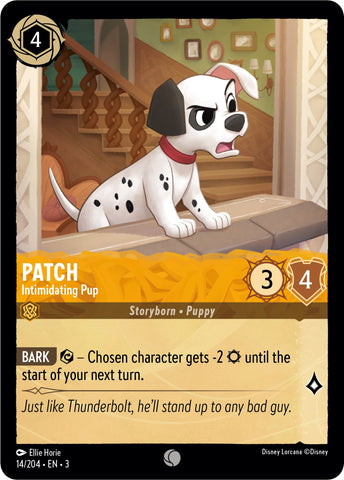 Patch - Intimidating Pup (14/204) [Into the Inklands] - Card Brawlers | Quebec | Canada | Yu-Gi-Oh!