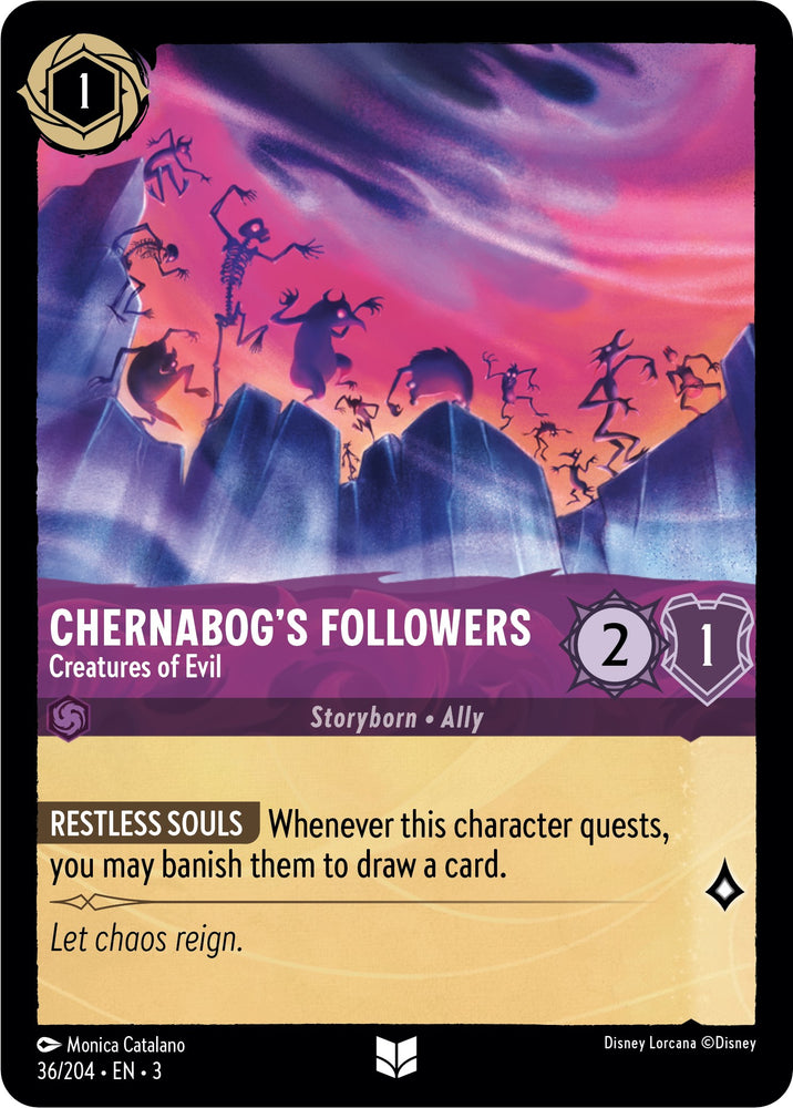 Chernabog's Followers - Creatures of Evil (36/204) [Into the Inklands] - Card Brawlers | Quebec | Canada | Yu-Gi-Oh!