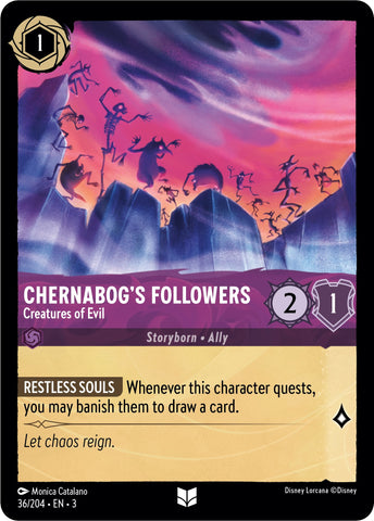 Chernabog's Followers - Creatures of Evil (36/204) [Into the Inklands] - Card Brawlers | Quebec | Canada | Yu-Gi-Oh!