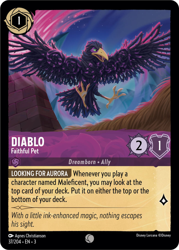 Diablo - Faithful Pet (37/204) [Into the Inklands] - Card Brawlers | Quebec | Canada | Yu-Gi-Oh!