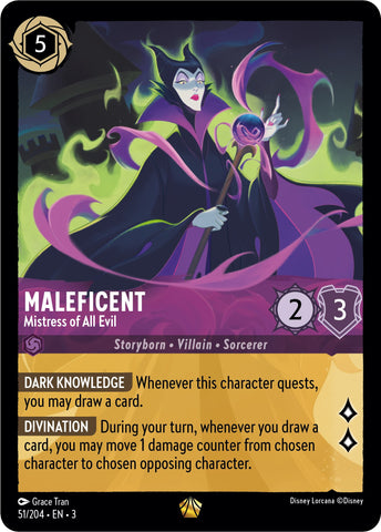 Maleficent - Mistress of All Evil (51/204) [Into the Inklands] - Card Brawlers | Quebec | Canada | Yu-Gi-Oh!