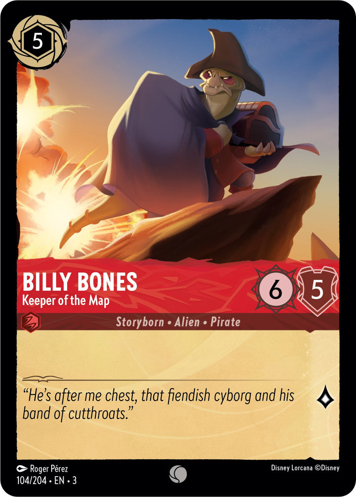 Billy Bones - Keeper of the Map (104/204) [Into the Inklands] - Card Brawlers | Quebec | Canada | Yu-Gi-Oh!