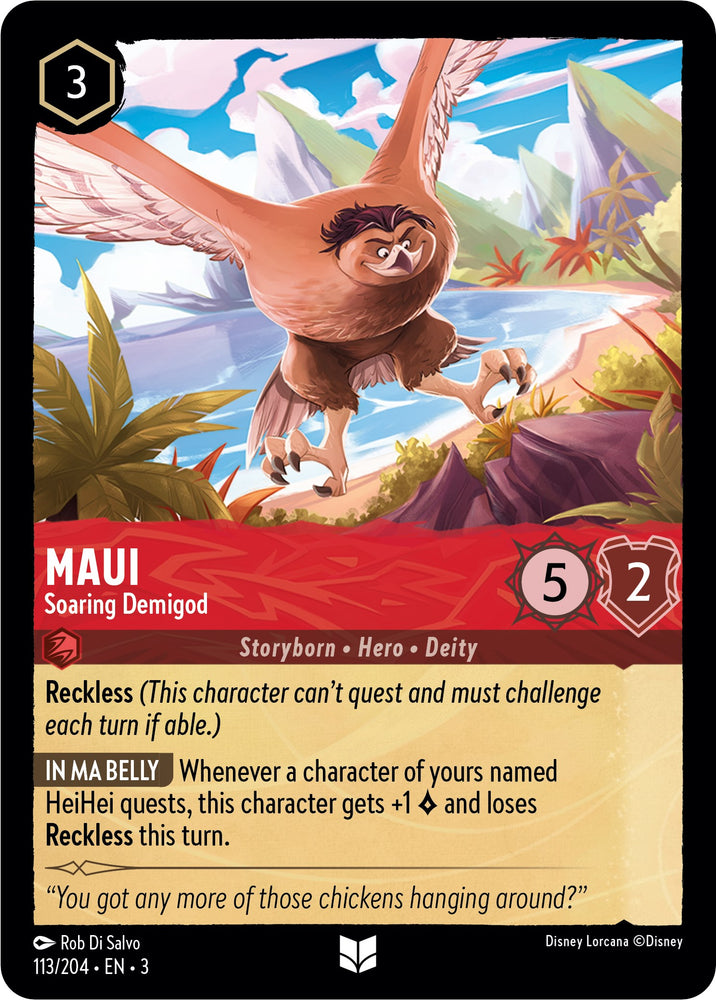 Maui - Soaring Demigod (113//204) [Into the Inklands] - Card Brawlers | Quebec | Canada | Yu-Gi-Oh!