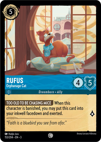 Rufus - Orphanage Cat (153/204) [Into the Inklands] - Card Brawlers | Quebec | Canada | Yu-Gi-Oh!