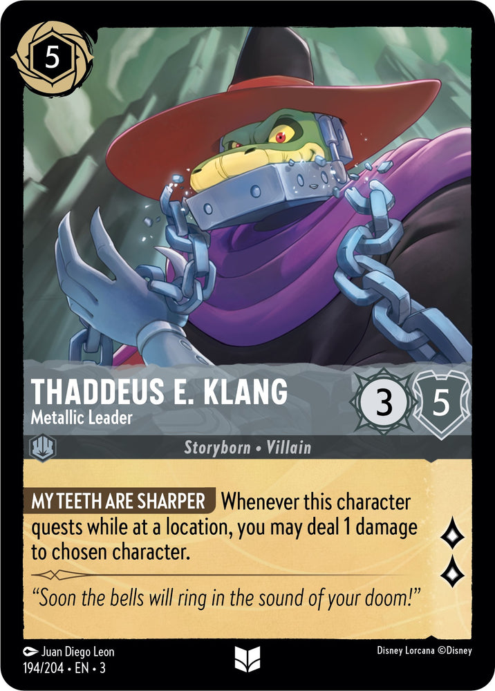 Thaddeus E. Klang - Metallic Leader (194/204) [Into the Inklands] - Card Brawlers | Quebec | Canada | Yu-Gi-Oh!