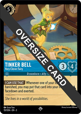 Tinker Bell - Very Clever Fairy (Oversized) (157/204) [Into the Inklands] - Card Brawlers | Quebec | Canada | Yu-Gi-Oh!