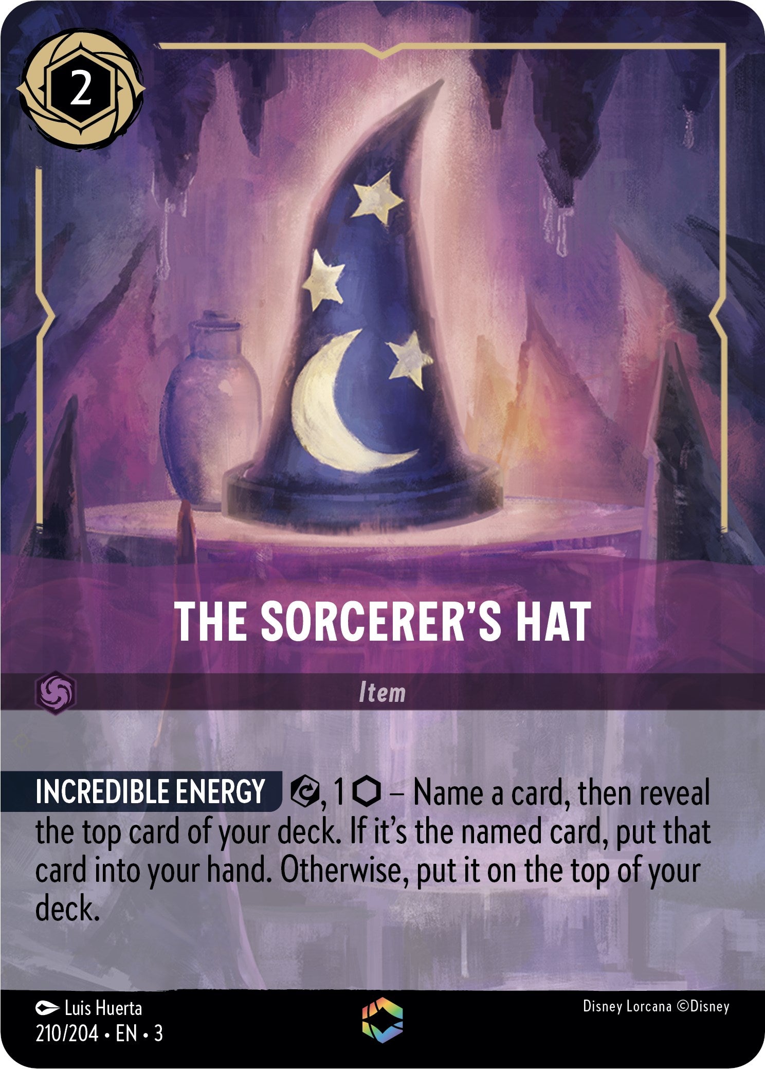 The Sorcerer's Hat (Enchanted) (210/204) [Into the Inklands] - Disney - Card Brawlers | Quebec | Canada |
