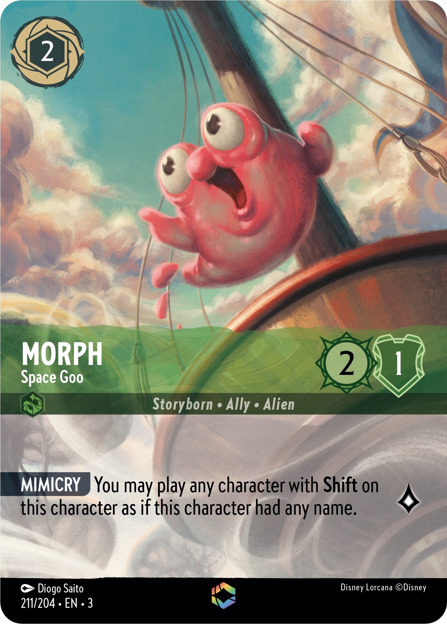 Morph - Space Goo (Enchanted) (211/204) [Into the Inklands] - Disney - Card Brawlers | Quebec | Canada |