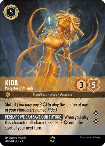 Kida - Protector of Atlantis (Alternate Art) (206/204) [Into the Inklands] - Card Brawlers | Quebec | Canada | Yu-Gi-Oh!