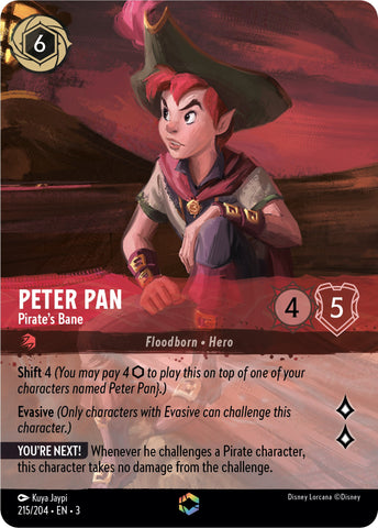 Peter Pan - Pirate's Bane (Alternate Art) (215/204) [Into the Inklands] - Card Brawlers | Quebec | Canada | Yu-Gi-Oh!