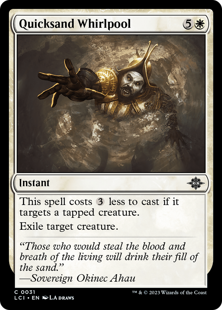 Quicksand Whirlpool [The Lost Caverns of Ixalan] - Magic: The Gathering - Card Brawlers | Quebec | Canada |