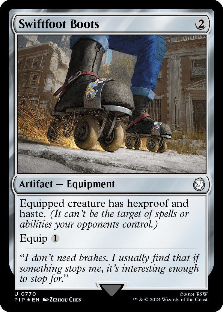 Swiftfoot Boots (Surge Foil) [Fallout] - Magic: The Gathering - Card Brawlers | Quebec | Canada |